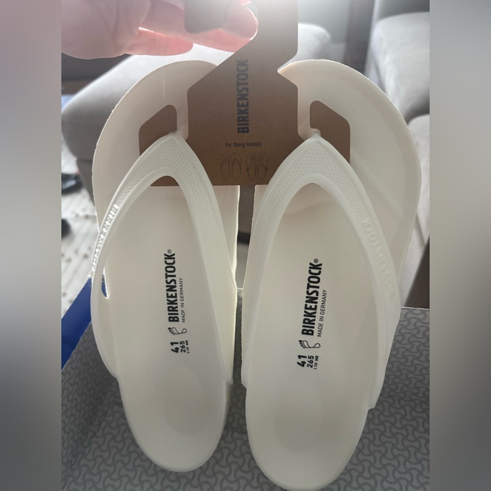 Birkenstock White Honolulu EVA Thongs NWT